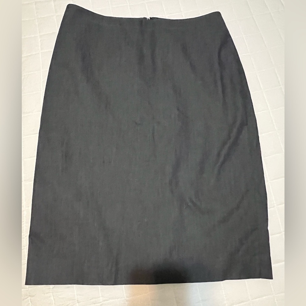 Women’s Skirt Size 4 by Talbots.  Navy Blue Denim look.